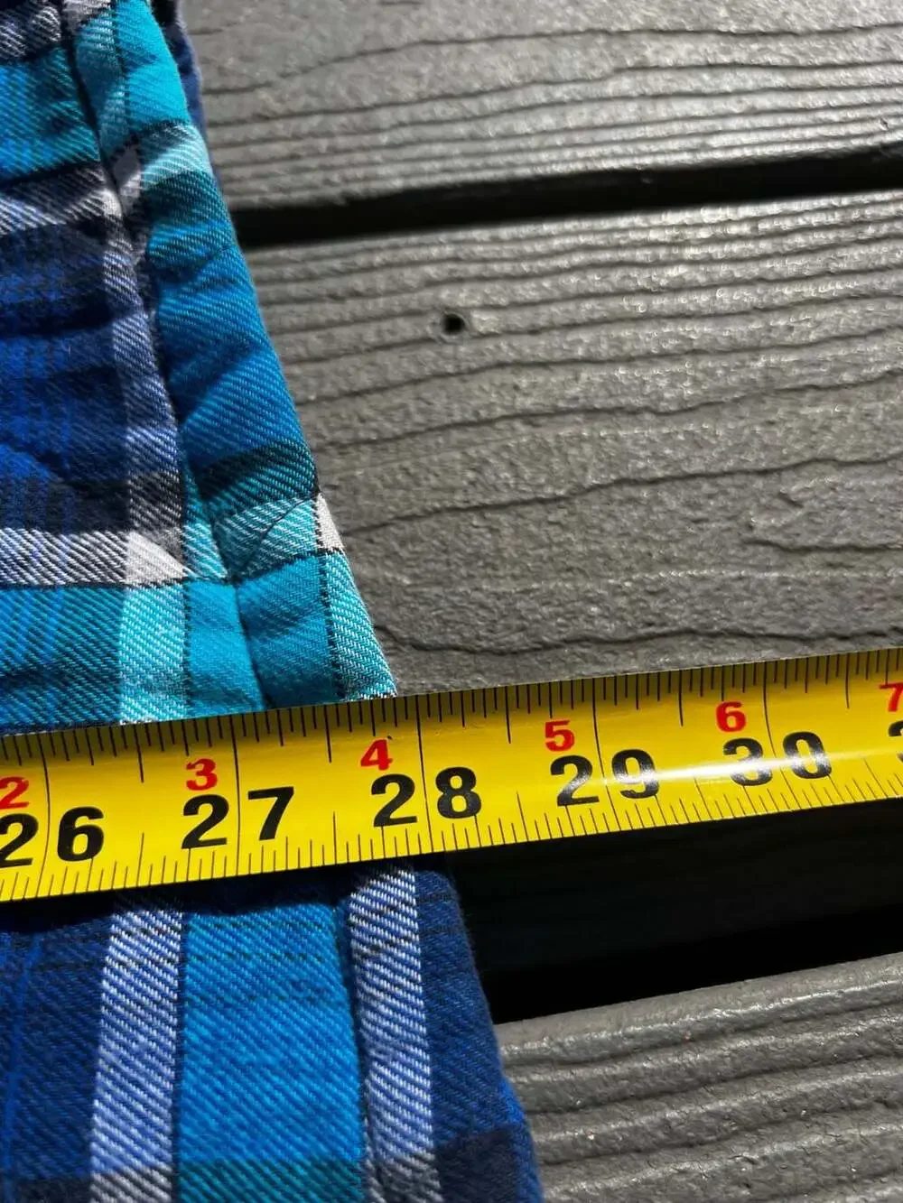 OP Ocean Pacific Men's Quilted Lined Plaid Flannel Shirt Jacket with Hood